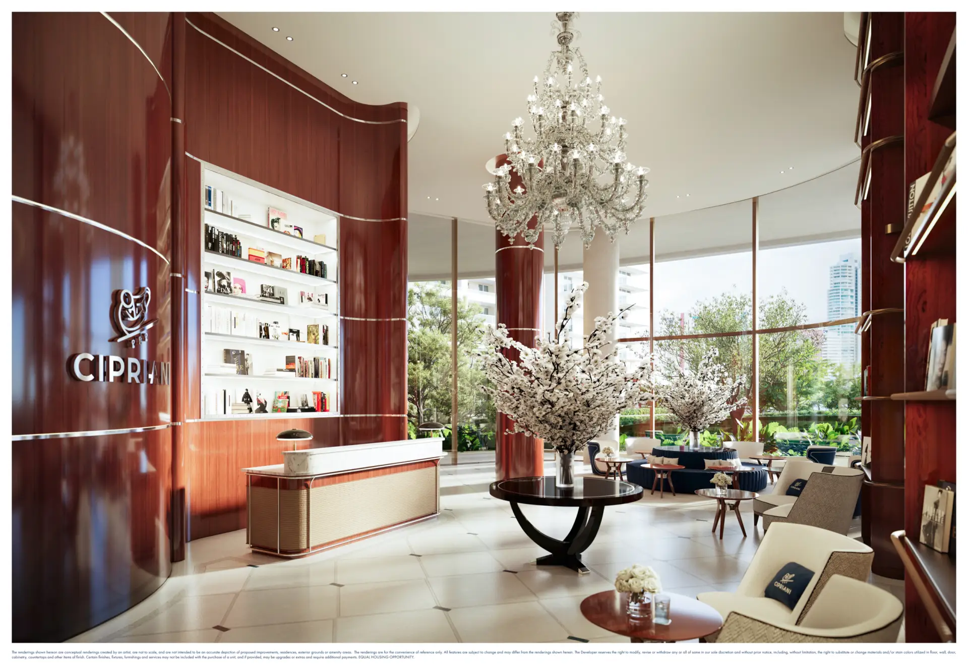 Cipriani residential lobby