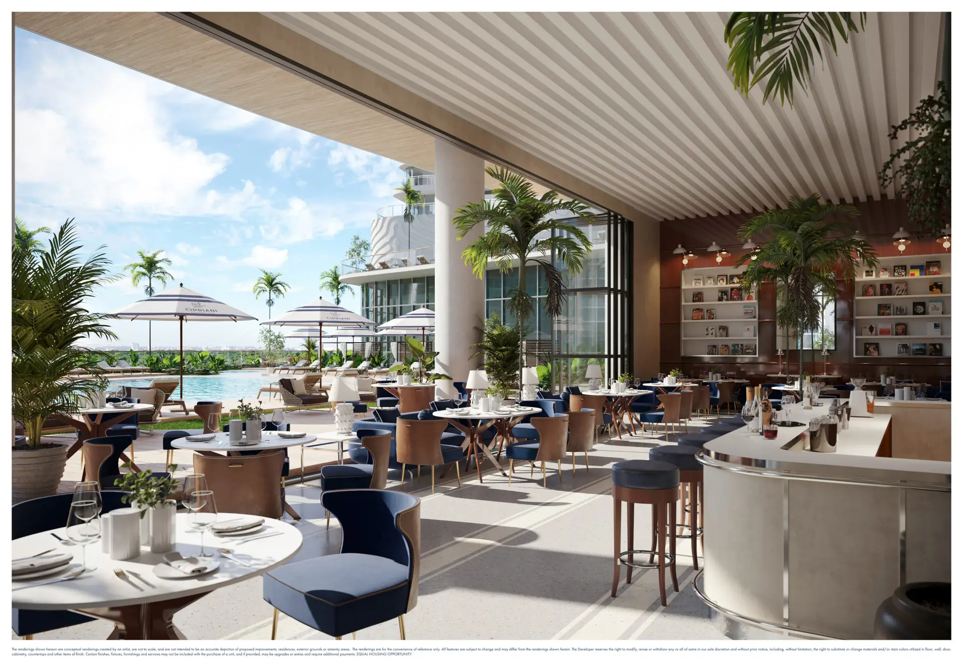 Private Cipriani restaurant rendering